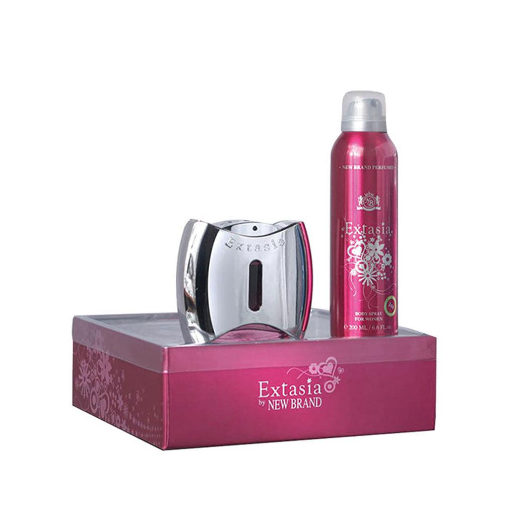 مجموعة اكستاسيا الجديدة (عطر 100 مل EDP + مزيل عرق 200 مل)