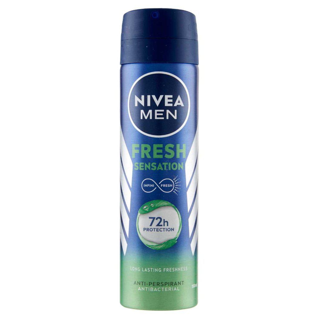 سبراي مزيل عرق NIVEA Fresh Sensation Infinity للرجال (150 مل)